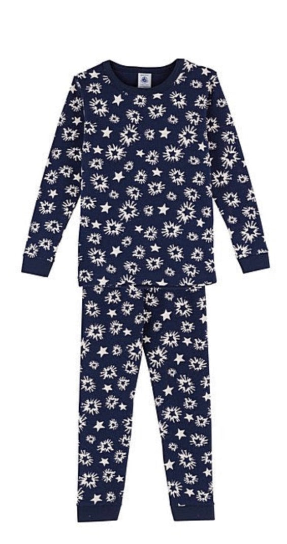 Petit Bateau Boys Trublion Star Pajamas