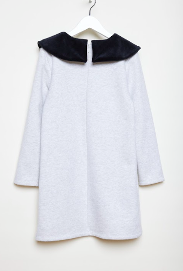 Sonia Rykiel Summer Dress w/ Black Collar
