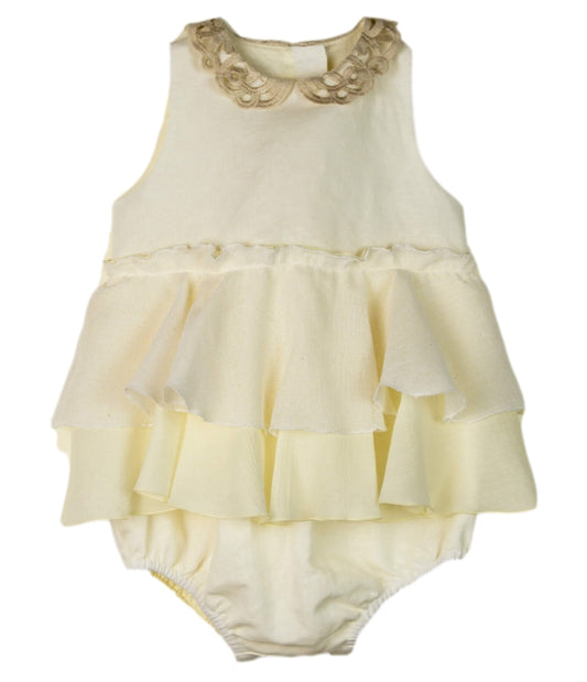 Popelin Ruffle Romper