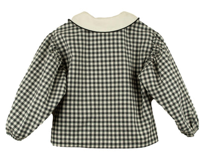Popelin Gingham Blouse