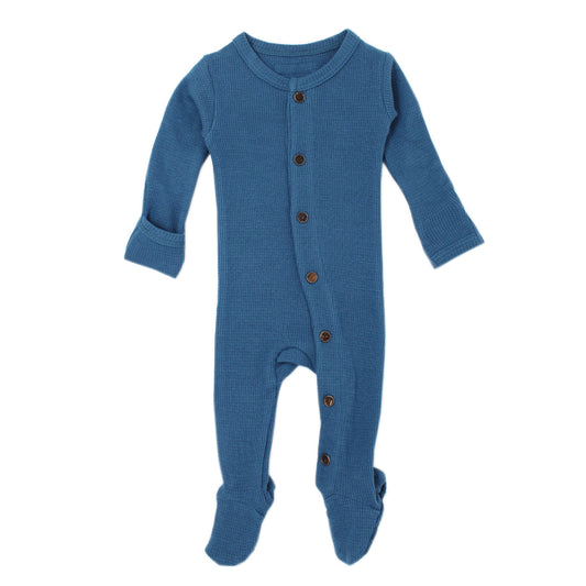 L'Oved Baby T444 Thermal Organic Footed Overall
