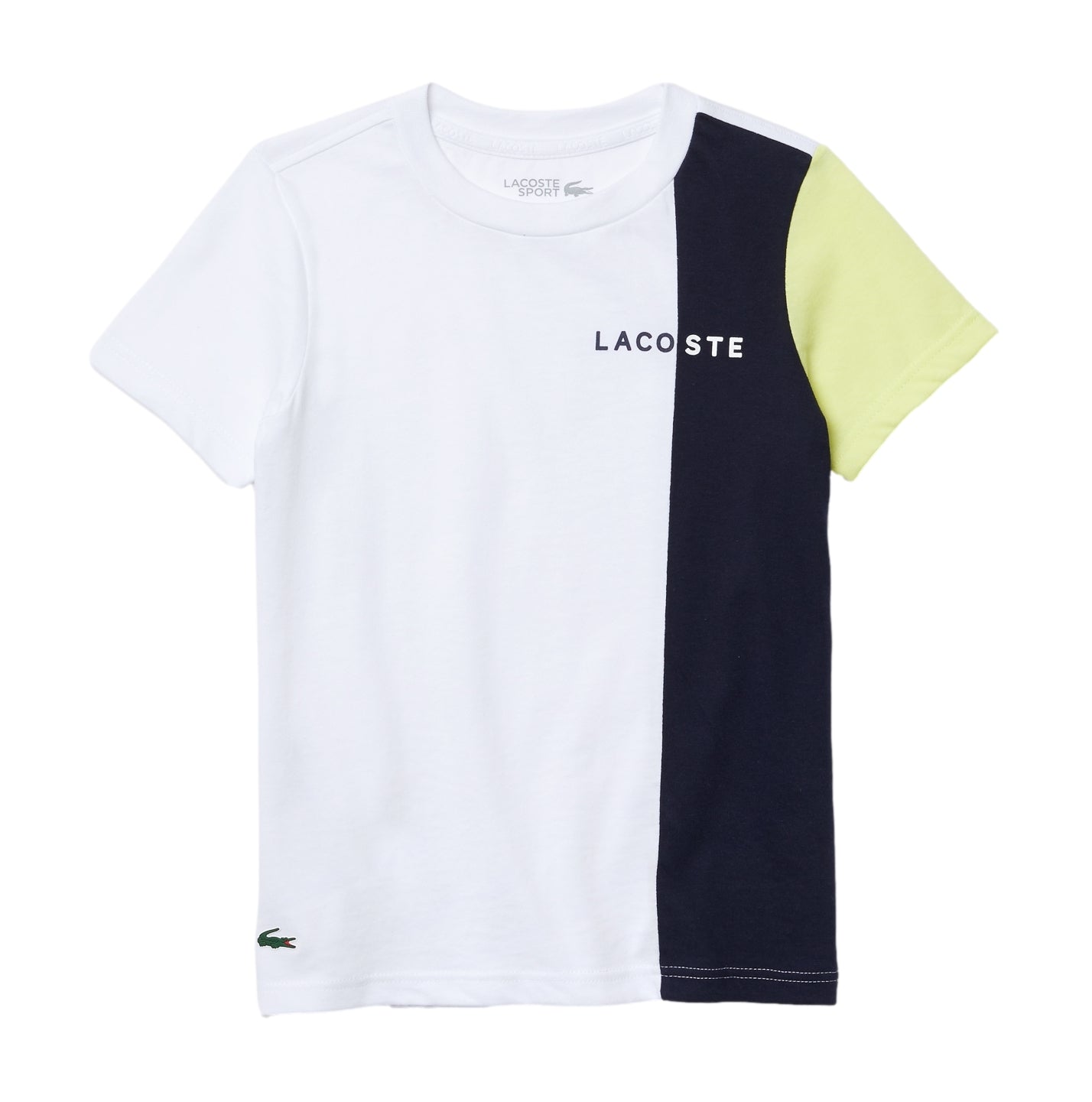 Lacoste Crew Neck Tricolor T-Shirt