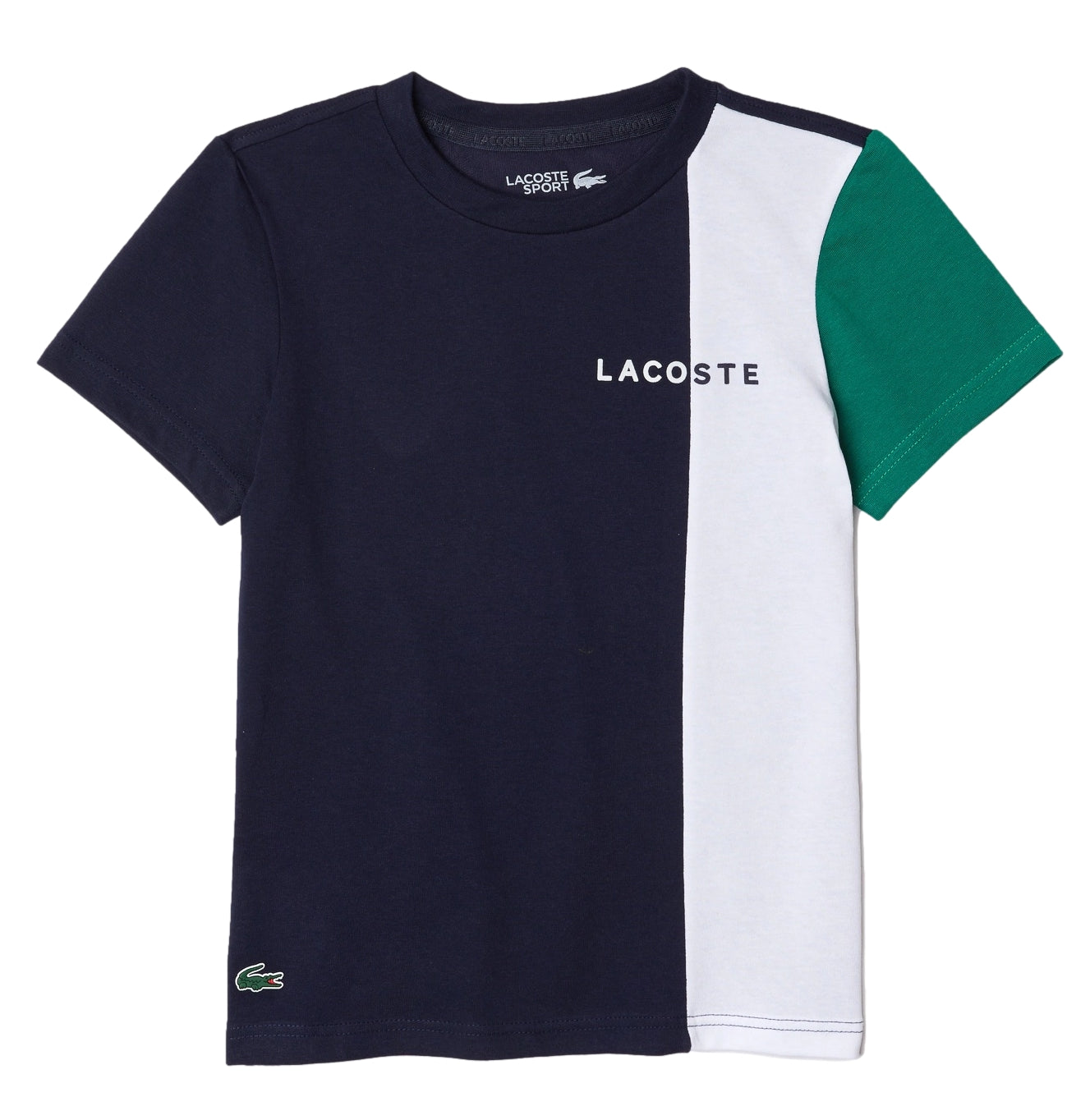 Lacoste Crew Neck Tricolor T-Shirt