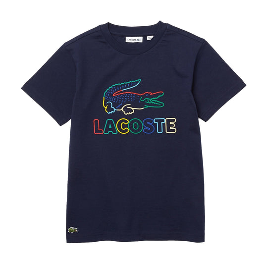 Lacoste Crew Neck Large Logo T-Shirt