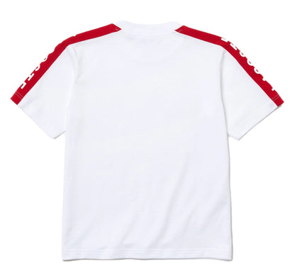 Lacoste Crew Neck Shoulder Logo T-Shirt