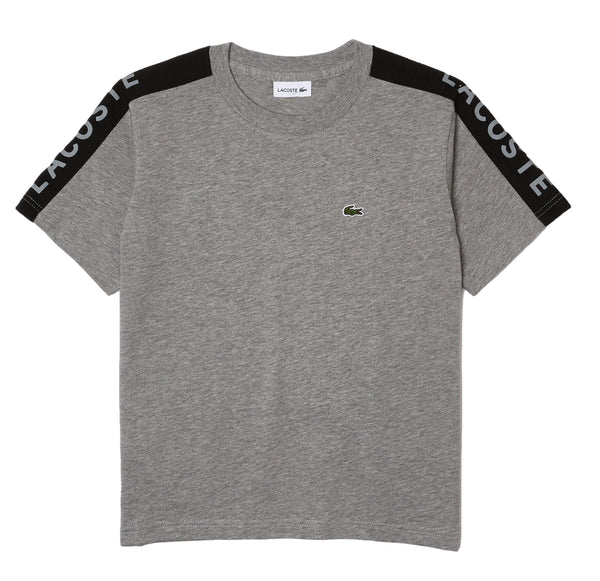 Lacoste Crew Neck Shoulder Logo T-Shirt – TuesdaysChild.com