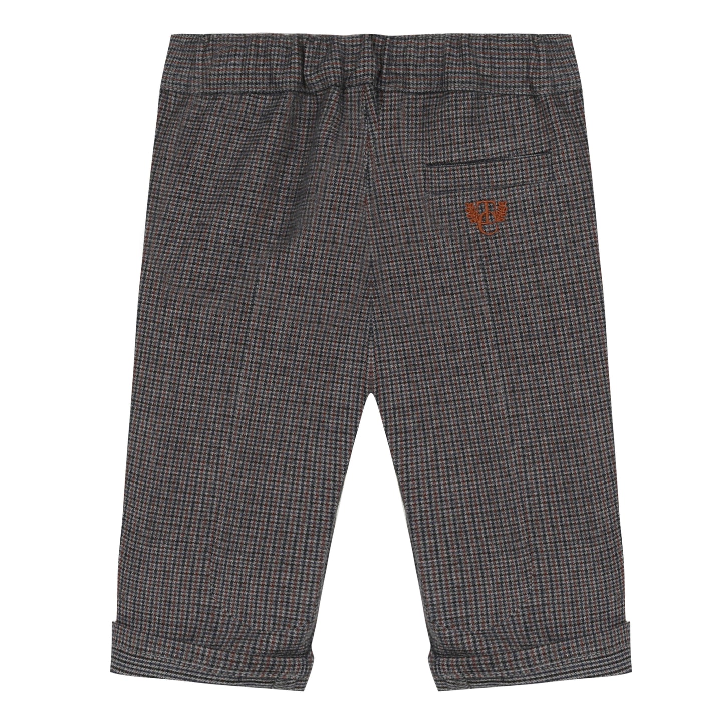 Tartine et Chocolat Boys Check Flannel Suit Pants