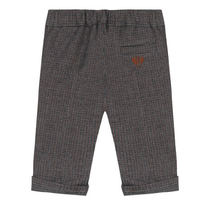 Tartine et Chocolat Boys Check Flannel Suit Pants