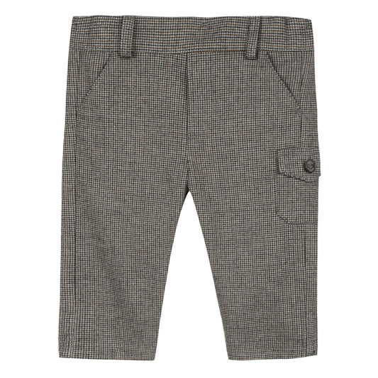 Tartine et Chocolat Boys Check Flannel Suit Pants