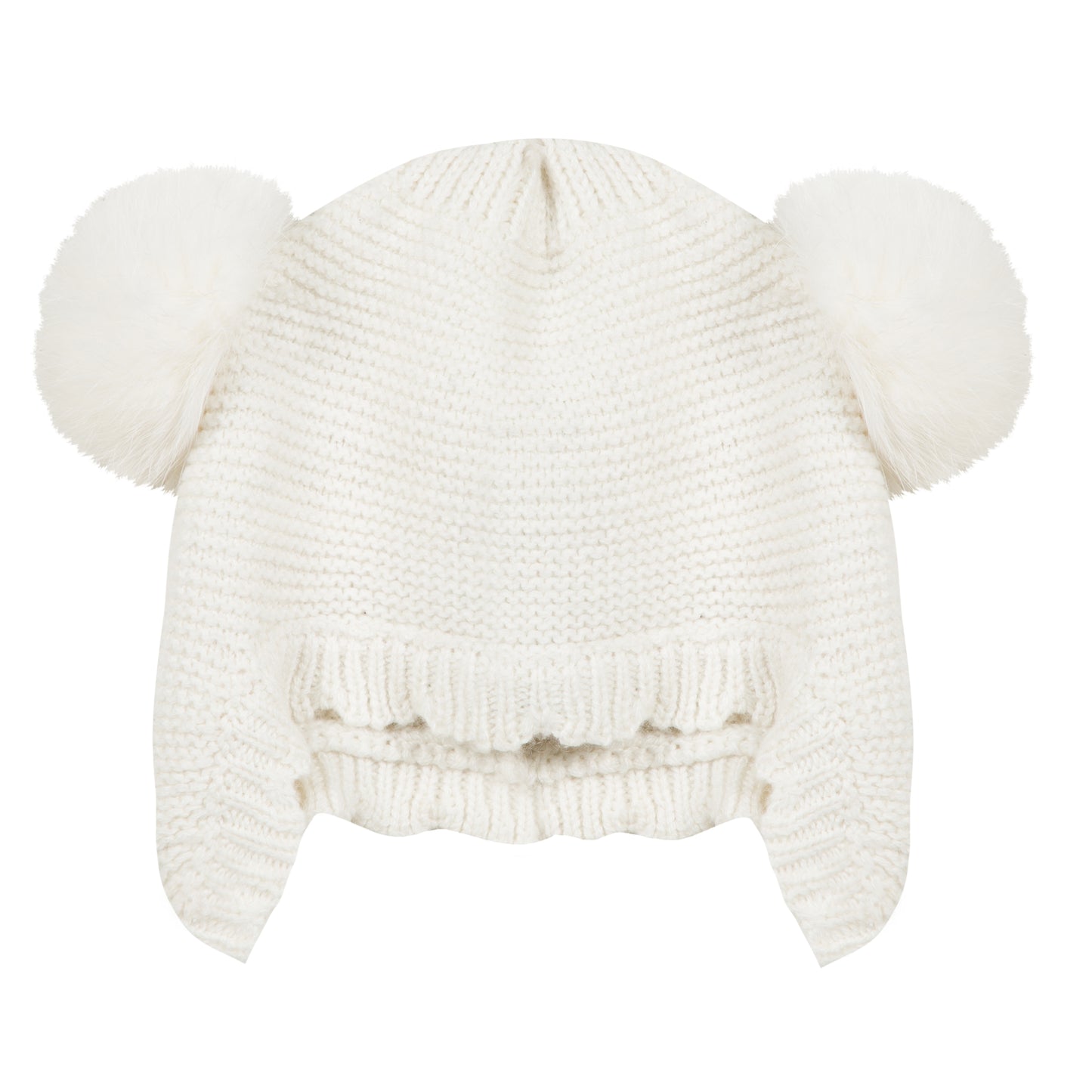 Tartine et Chocolat Double Pom Pom Baby Bonnet