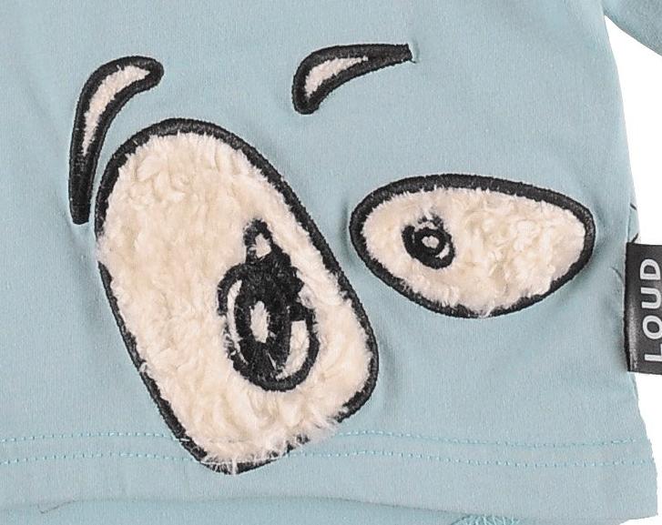 Loud Apparel CREAM-PRESS 2pc Eyes Tee with Legging