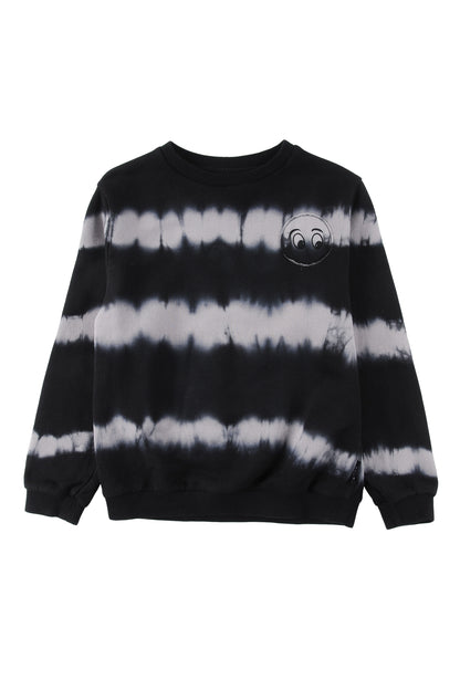 Loud Apparel Energy Tie Dyed Crew Neck Sweater