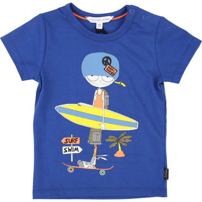 Little Marc Jacobs Mr. Marc Short Sleeve T-Shirt