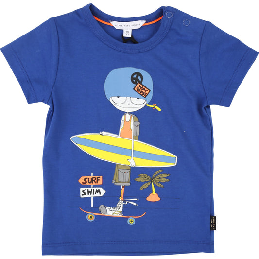 Little Marc Jacobs Mr. Marc Short Sleeve T-Shirt