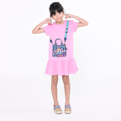 Little Marc Jacobs SS Fanny Pack Print Dress