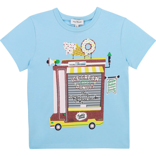 The Marc Jacobs "Food Truck"  Glitter T-Shirt