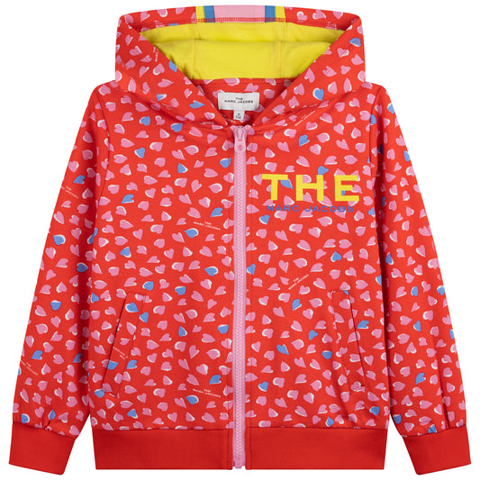 The Marc Jacobs Hearts Zip Up Sweatshirt