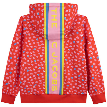 The Marc Jacobs Hearts Zip Up Sweatshirt