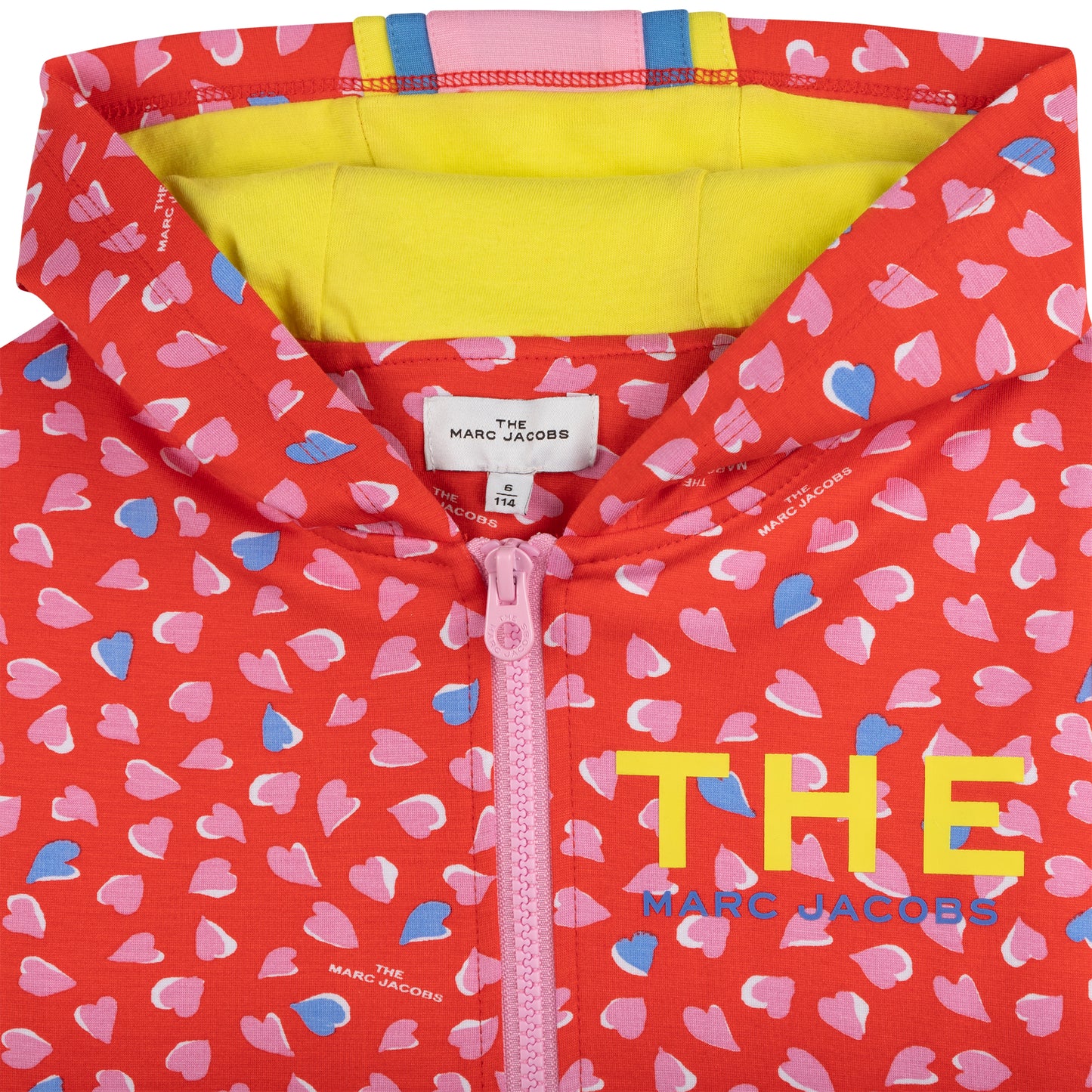 The Marc Jacobs Hearts Zip Up Sweatshirt