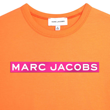 Little Marc Jacobs Short Sleeved Tee Shirt w/ Front Logo Graphic