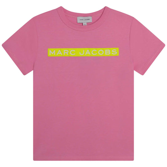 Little Marc Jacobs Short Sleeved Tee Shirt w/ Front Logo Graphic