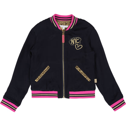 Little Marc Jacobs Reversible Sateen Bomber Jacket