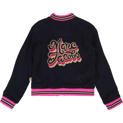 Little Marc Jacobs Reversible Sateen Bomber Jacket