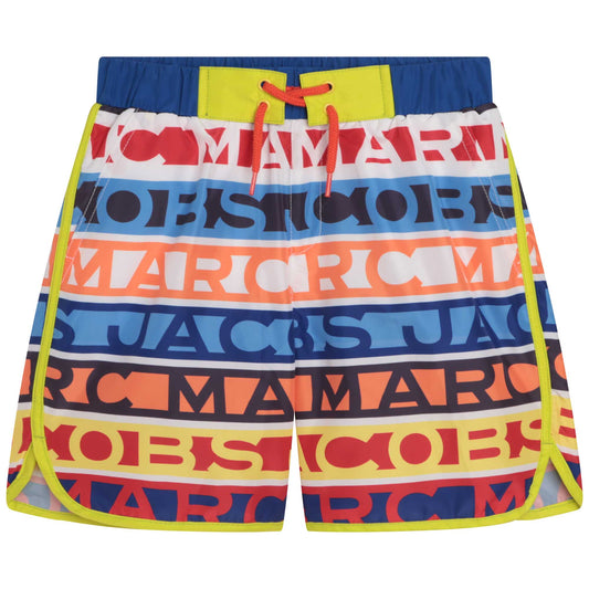 Little Marc Jacobs Multi-Logo Swim Trunk