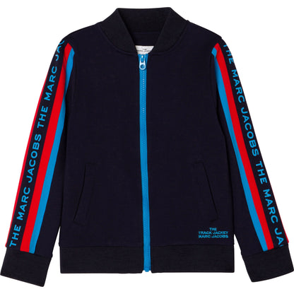 The Marc Jacobs Braided Sleeve Zipper Sweater