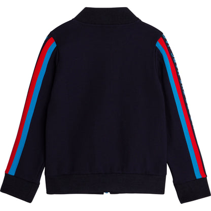 The Marc Jacobs Braided Sleeve Zipper Sweater