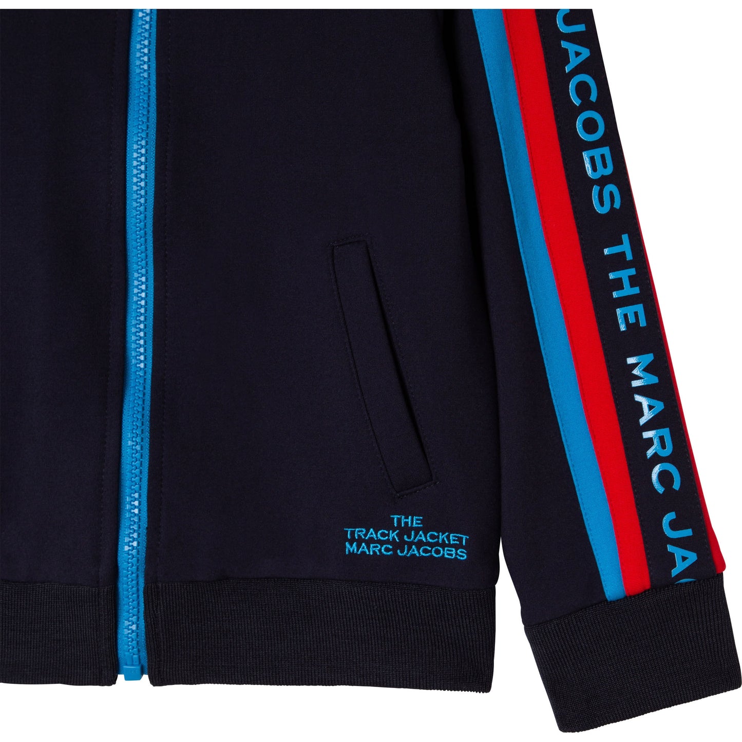 The Marc Jacobs Braided Sleeve Zipper Sweater