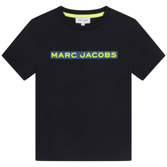 Little Marc Jacobs Short Sleeved Tee Shirt w/ Front Logo Graphic