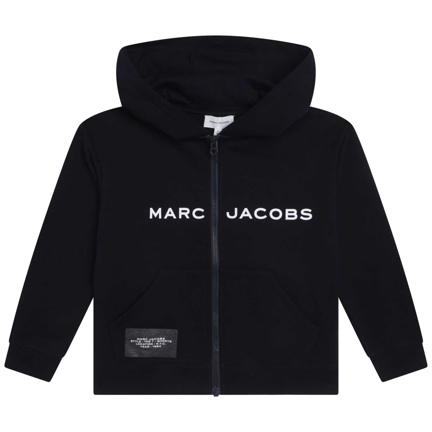Little Marc Jacobs Hooded Cardigan w/ Front Logo