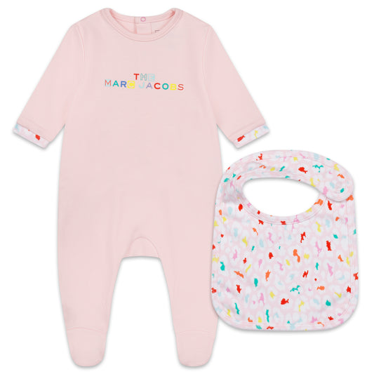 The Marc Jacobs Baby Girl Footie & Bib Set