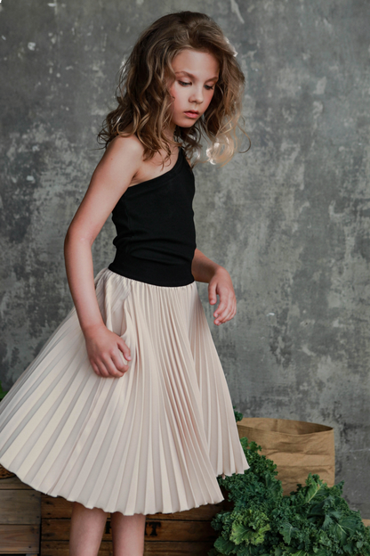 Unlabel Guava Pleated Skirt