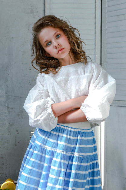 Unlabel Basil3 Striped Skirt