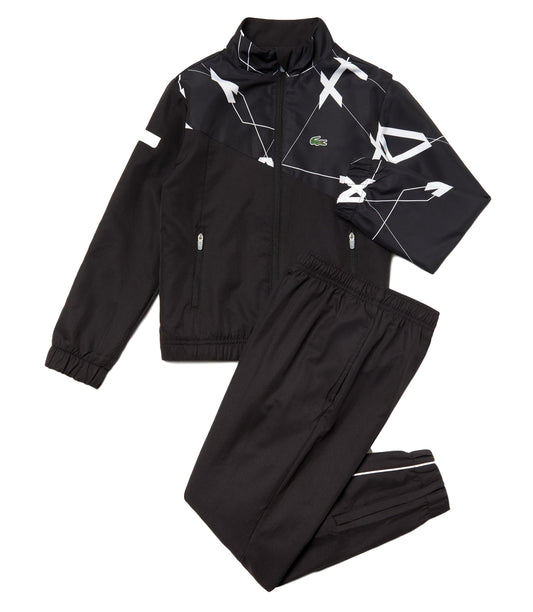 Lacoste WJ9485 Graphic Tennis Tracksuit