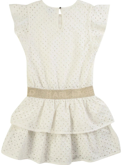 Karl Lagerfeld All Over Logo Waisted Dress