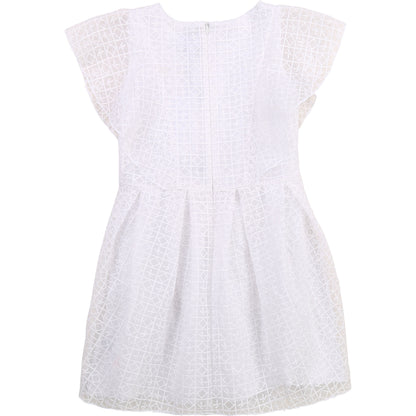 Karl Lagerfeld Logo Flounce Dress