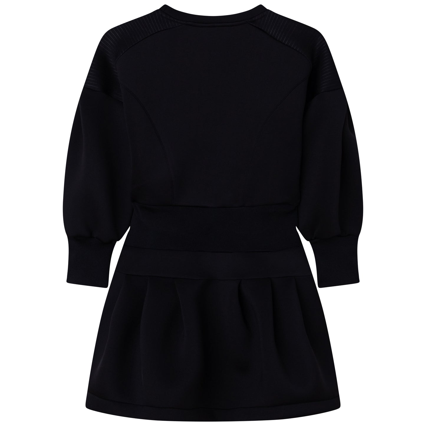 Karl Lagerfeld Neoprene Dress w Buckle Clip Belt