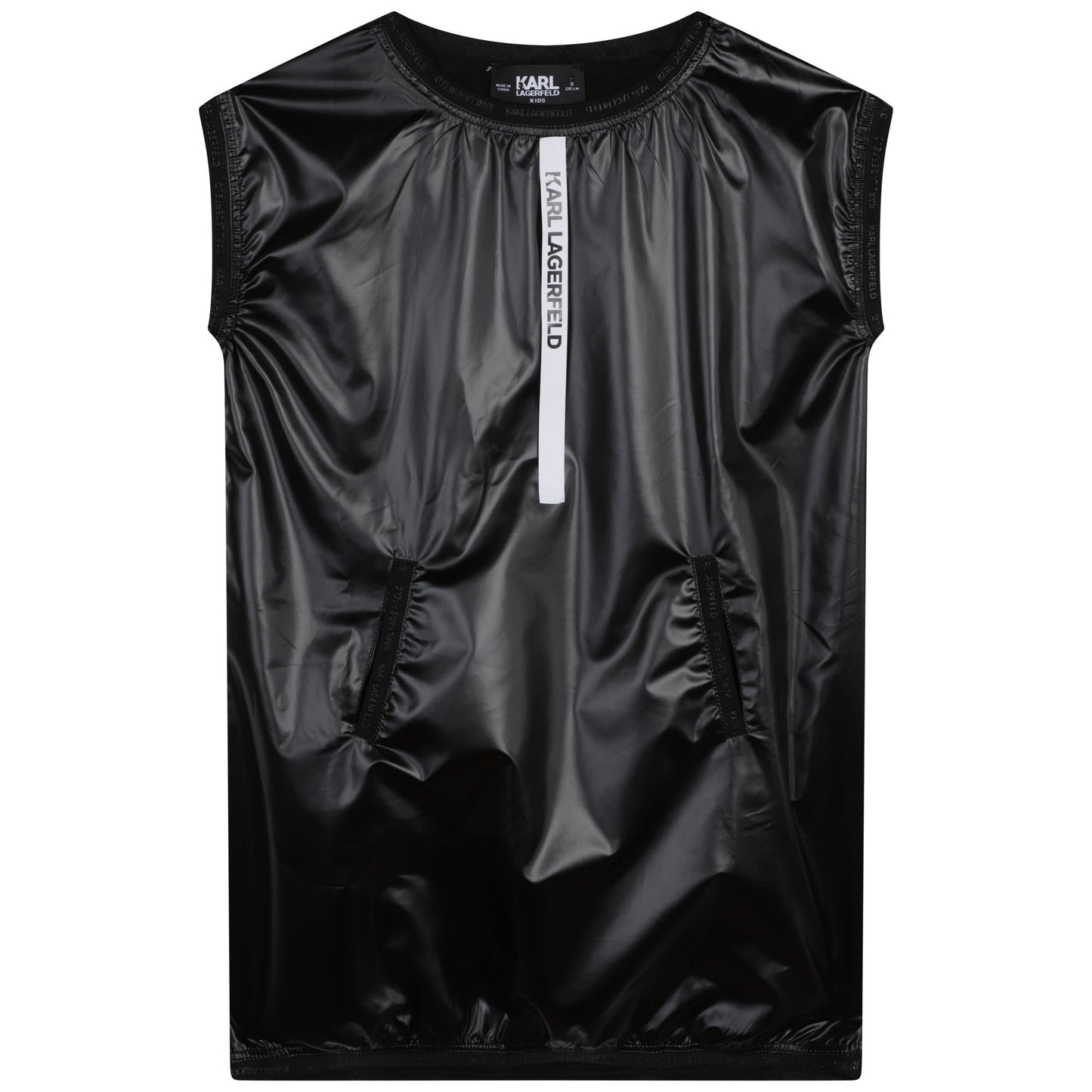 Karl Lagerfeld Sleeveless Dress w/ Front Logo