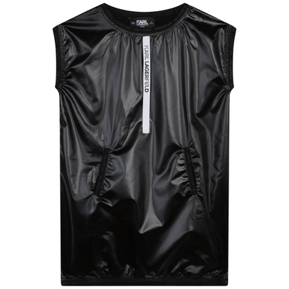 Karl Lagerfeld Sleeveless Dress w/ Front Logo