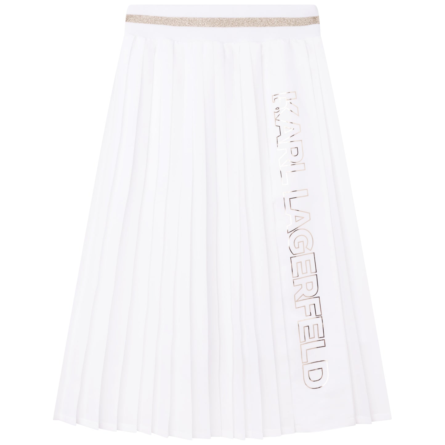 Karl Lagerfeld Midi Pleated Skirt
