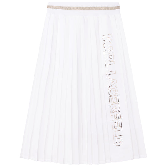 Karl Lagerfeld Midi Pleated Skirt