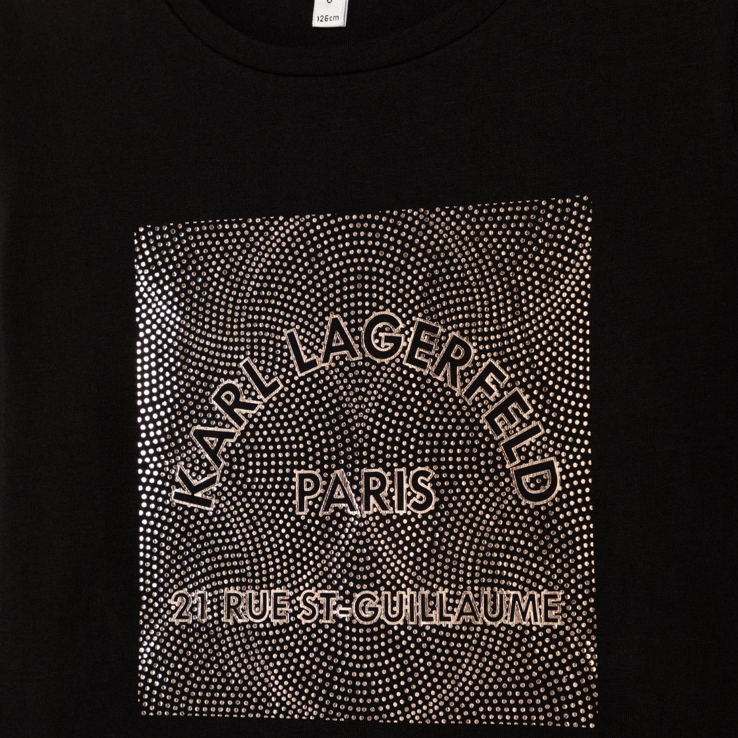 Karl Lagerfeld Art Deco Logo Print T-Shirt