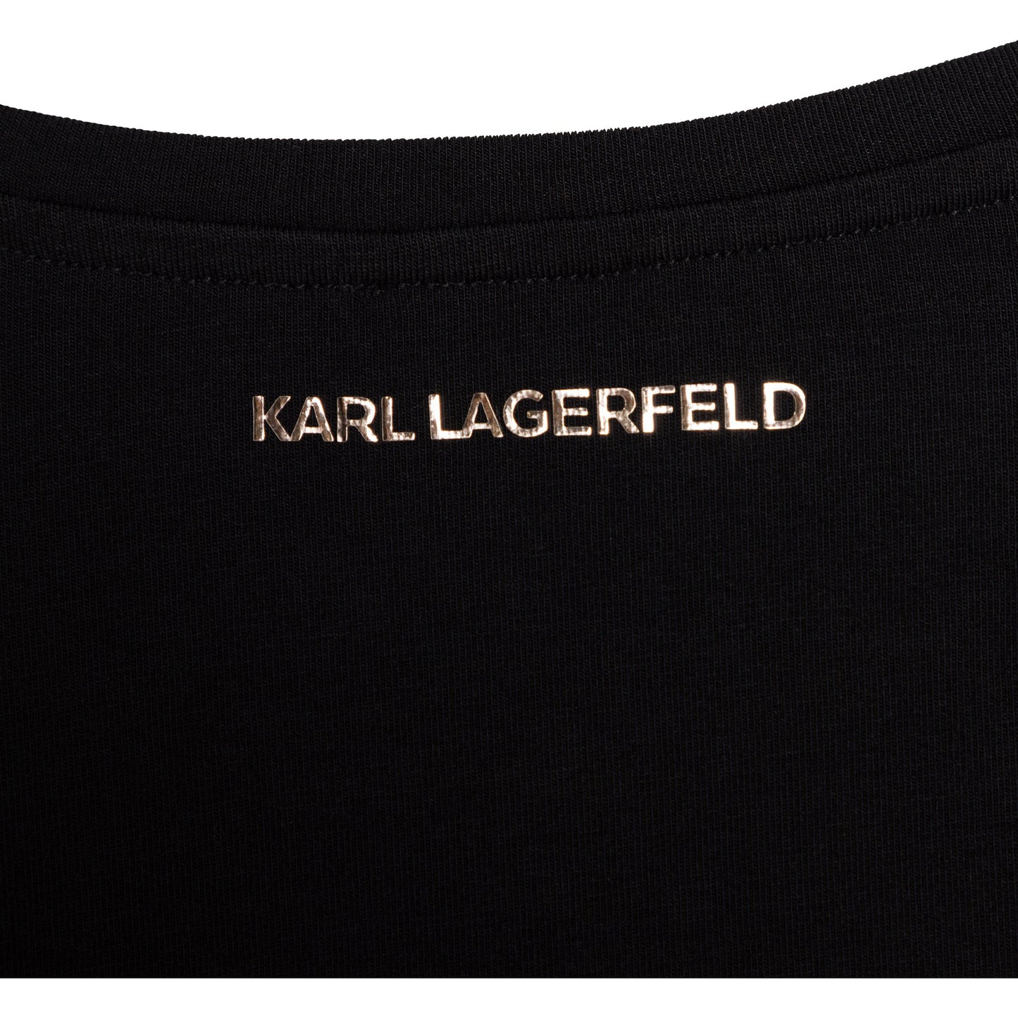 Karl Lagerfeld Art Deco Logo Print T-Shirt