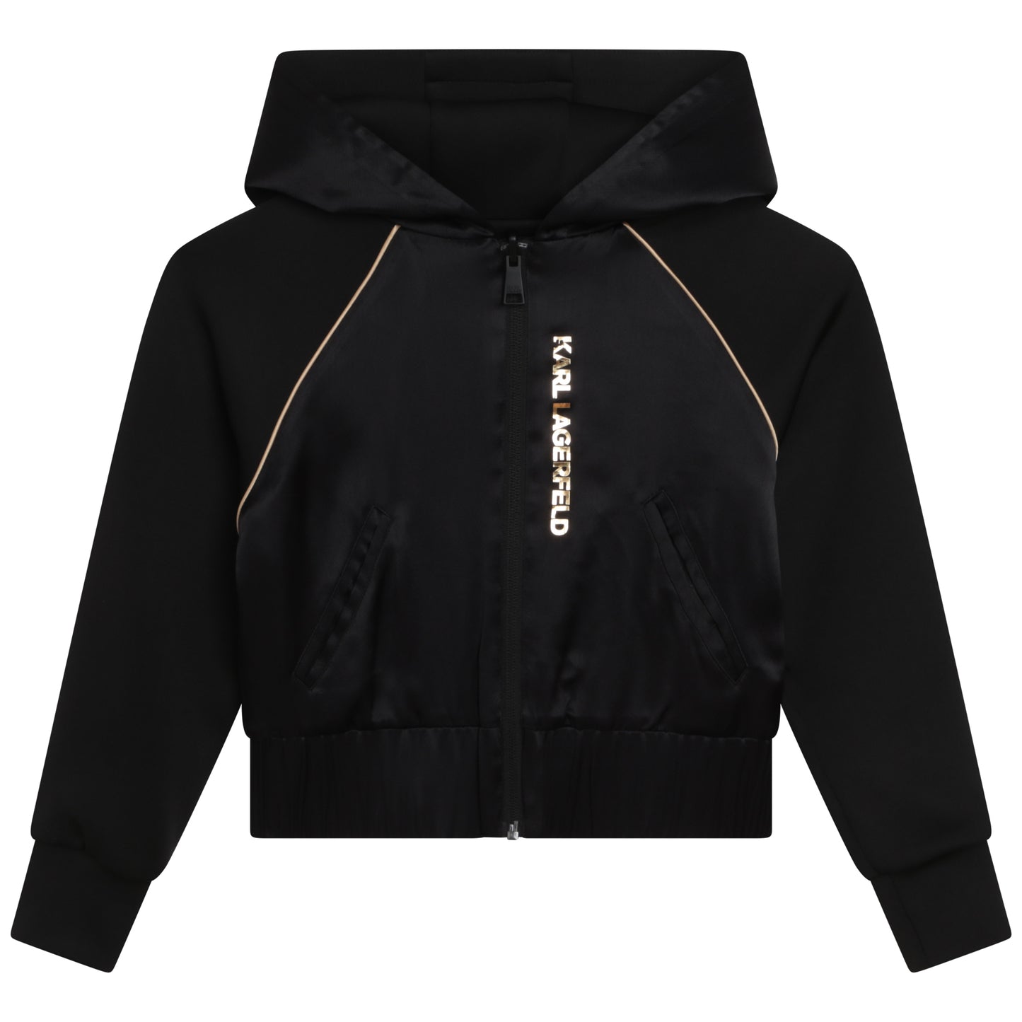 Karl Lagerfeld Girls Reversible Zip Hoodie