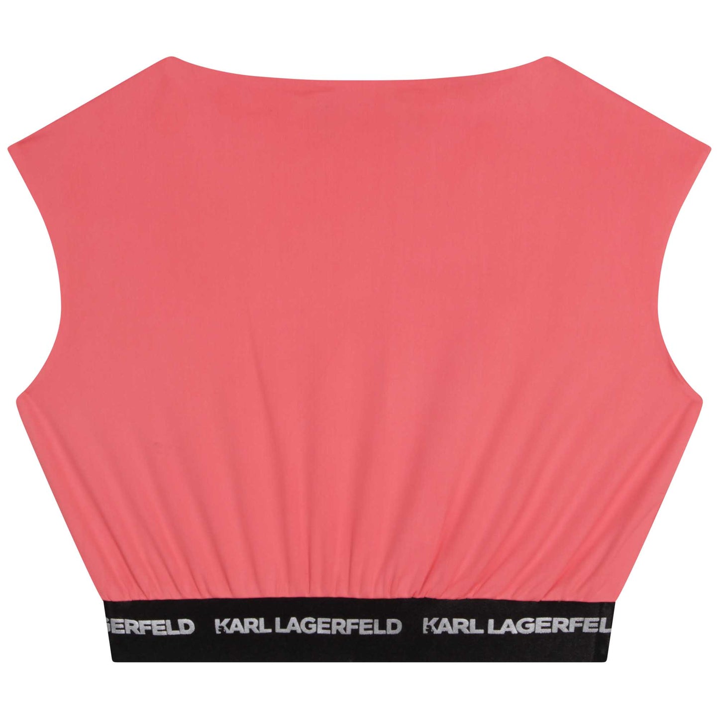 Karl Lagerfeld Girls Cropped Sports Top & Legging Outfit Set
