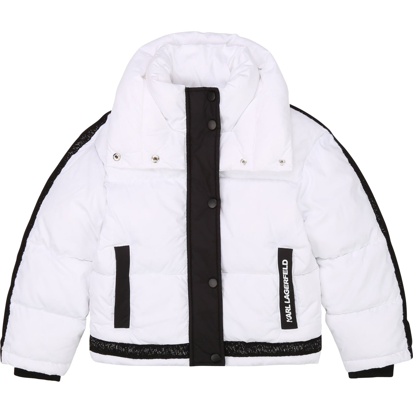 Karl Lagerfeld Colorblock Puffer Jacket