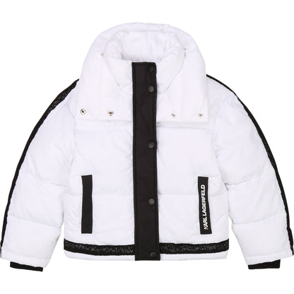 Karl Lagerfeld Colorblock Puffer Jacket